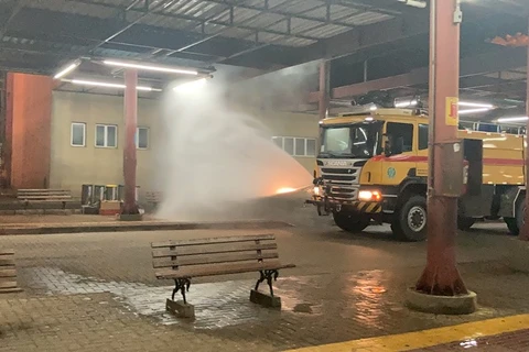 Prefeitura sanitiza terminais do transporte coletivo