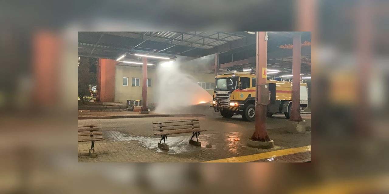 Prefeitura sanitiza terminais do transporte coletivo