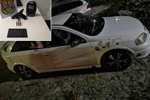 GCM apreende arma e veículo no Jardim Cachoeira