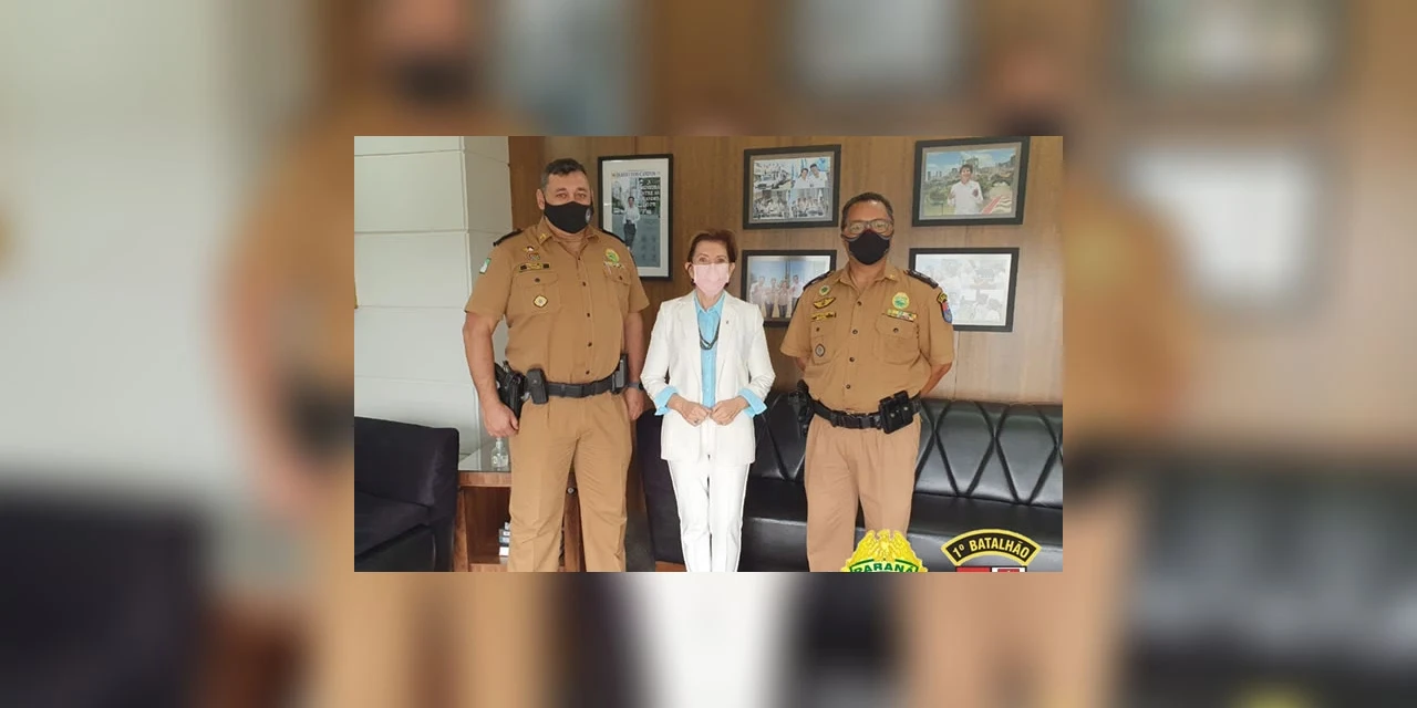 Em Ponta Grossa, Policiais Militares recebem primeira dose de vacina contra convid-19.