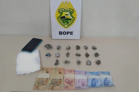 PM apreende “murruga” e "haxixe" em Ponta Grossa