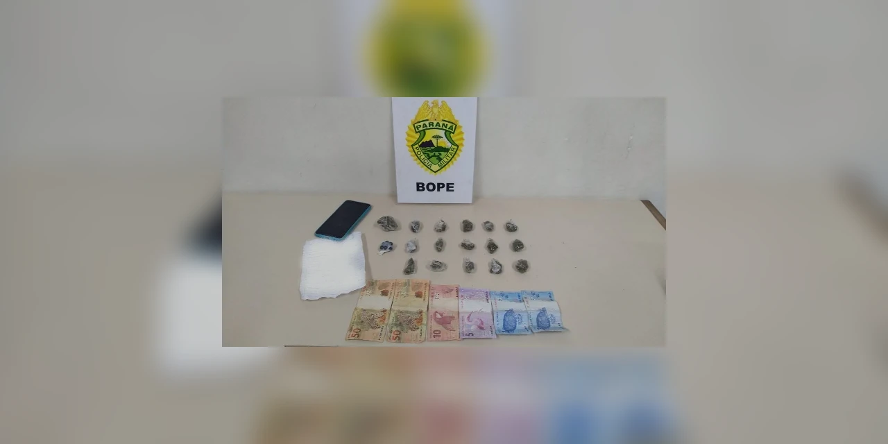 PM apreende “murruga” e "haxixe" em Ponta Grossa