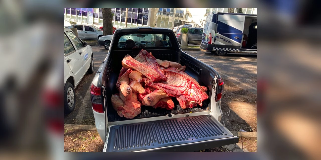 Serviço de Inspeção Municipal apreende mais de 370 kg de carne suína