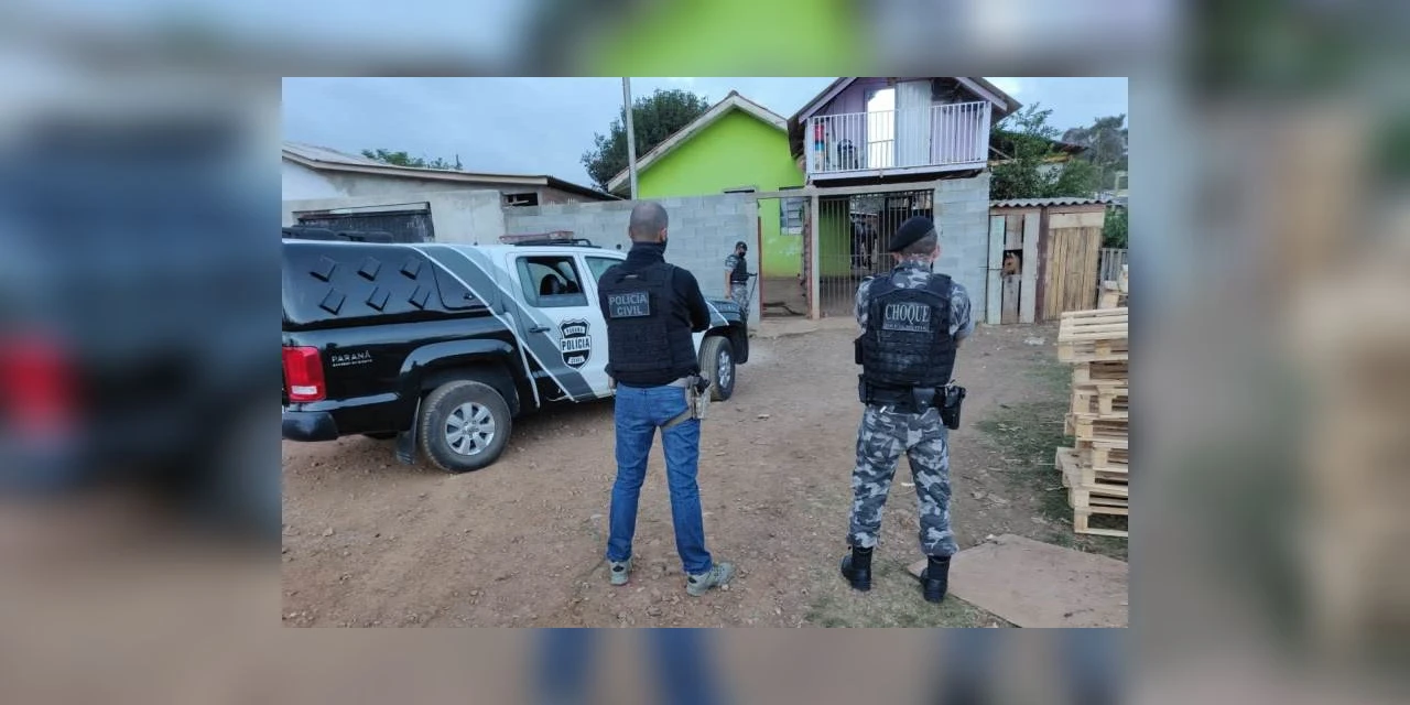 Operação policial mira suspeitos de tráfico e homicídios em Ponta Grossa