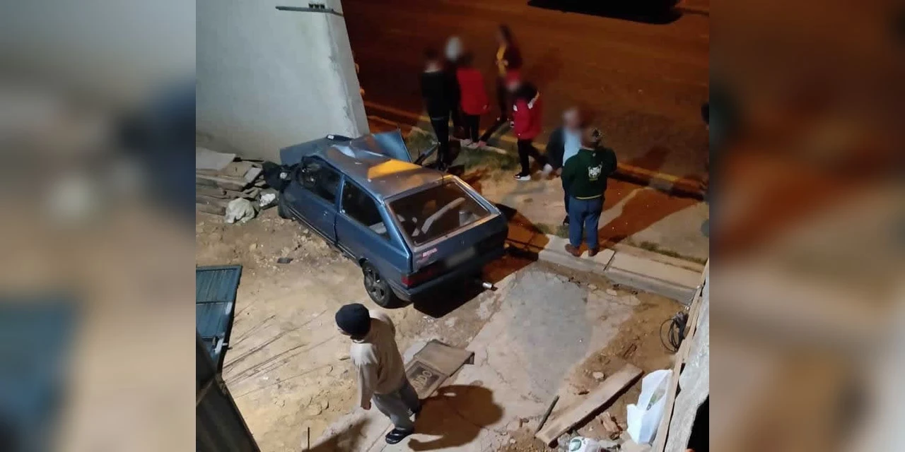 Rapaz  perde controle de veiculo, bate em muro e morre em PG