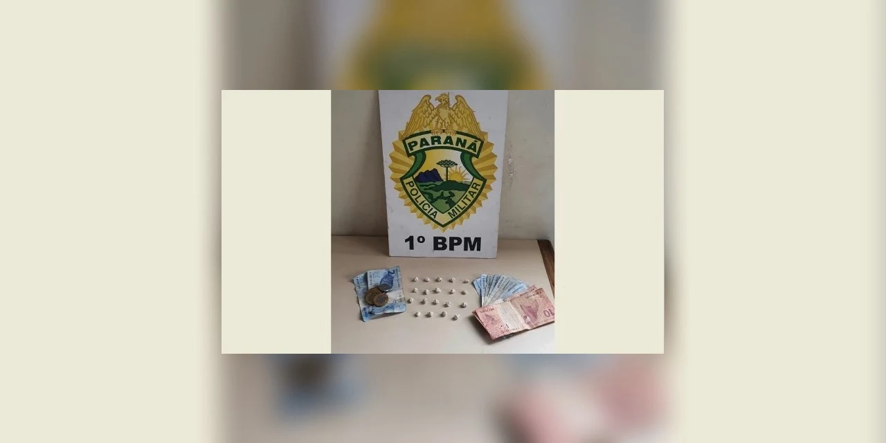 Menor é flagrado com drogas na máscara de proteção em PG