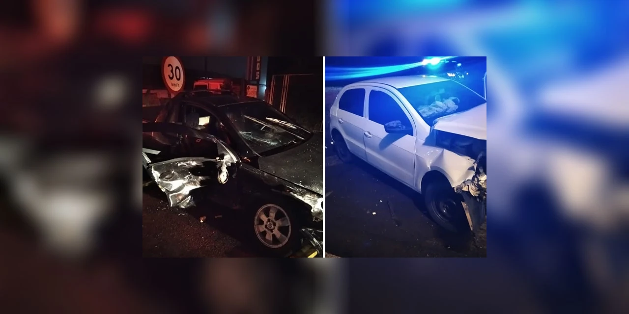 Acidente na Souza Naves deixa três pessoas com ferimentos