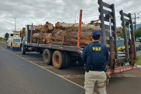 Mais de 300 toneladas de excesso de peso foram retiradas de circulação nas rodovias federais do Paraná