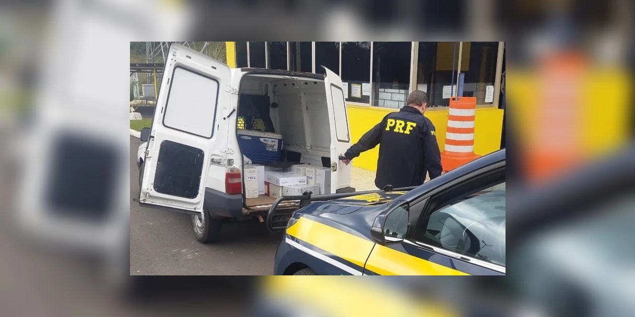 Carga com 220 garrafas de vinhos argentinos é apreendida pela PRF, em Teixeira Soares