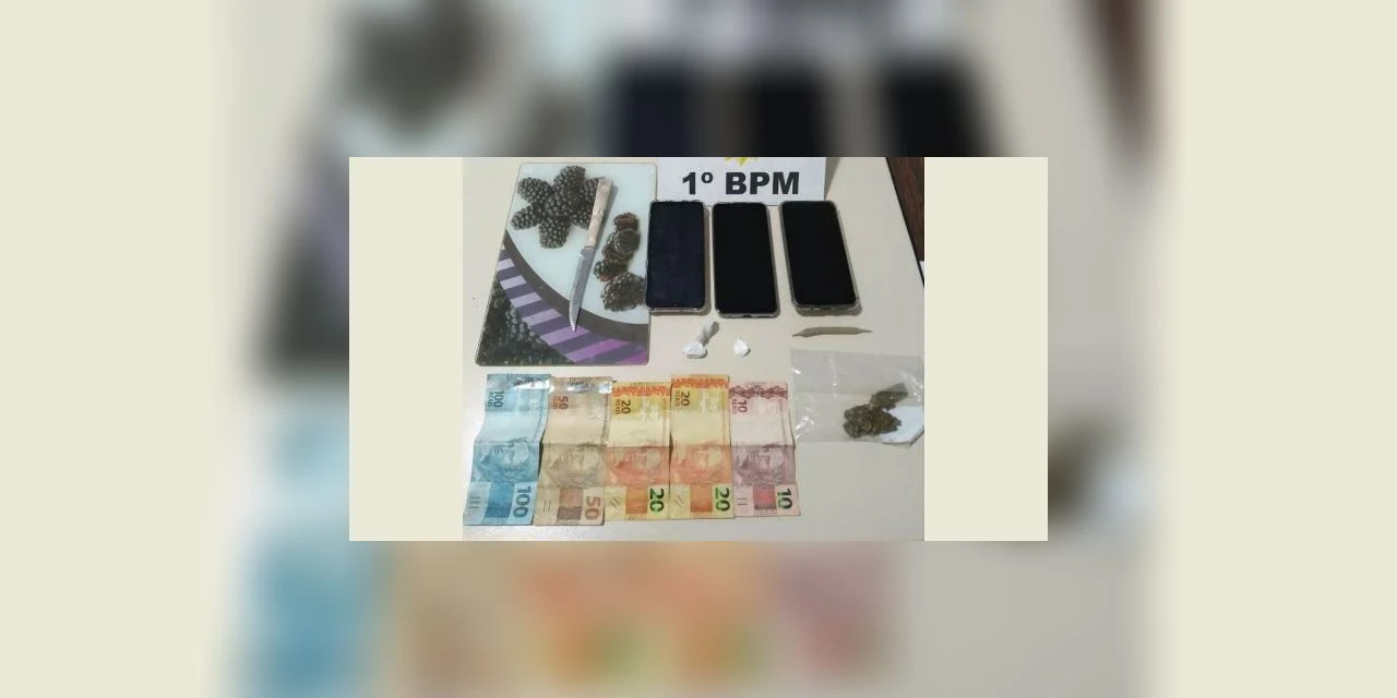Duas pessoas são presas por tráfico de drogas e corrupção de menores em Castro