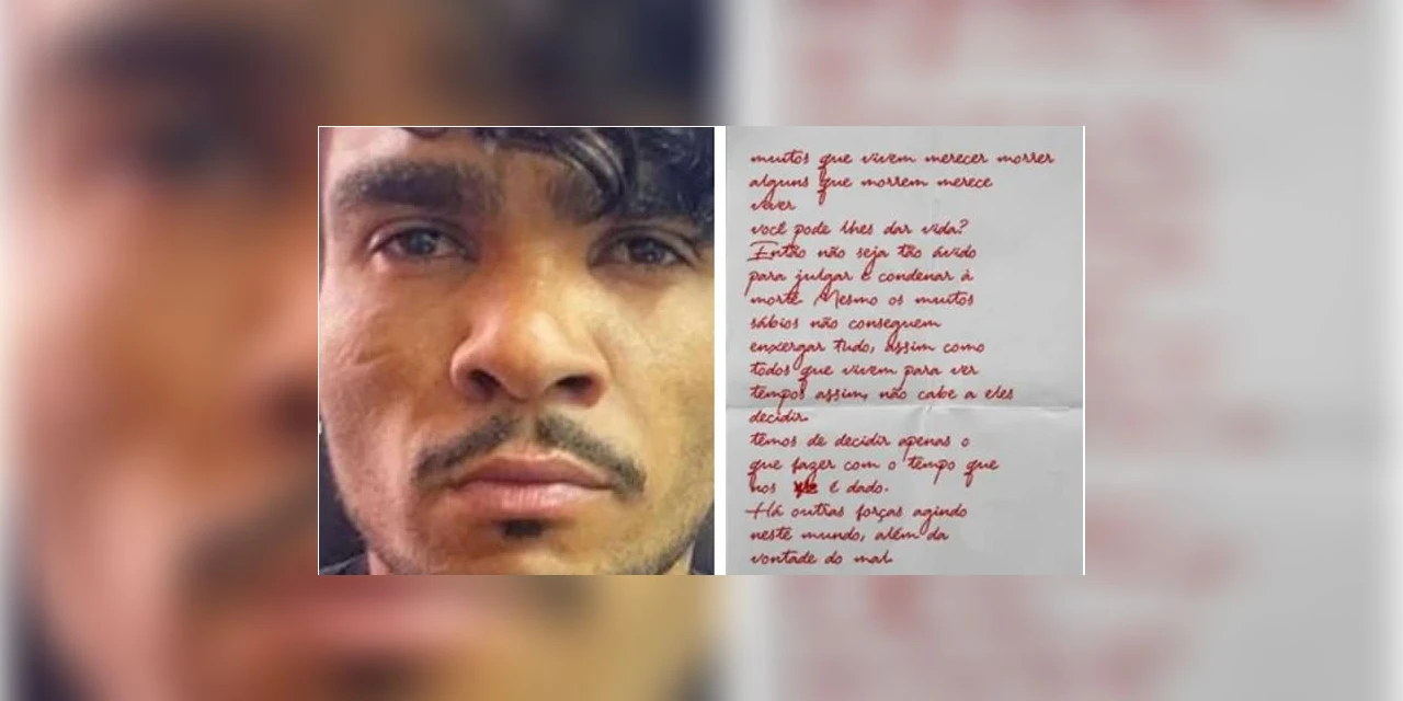 "Muitos que vivem merecem morrer", diz carta de Lazaro encontrada pela policia