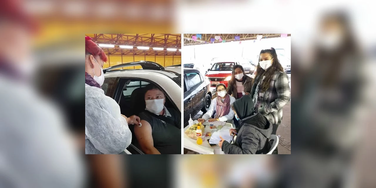 Mais de sete mil pessoas são vacinadas contra a Covid-19 em Ponta Grossa neste sábado (19)