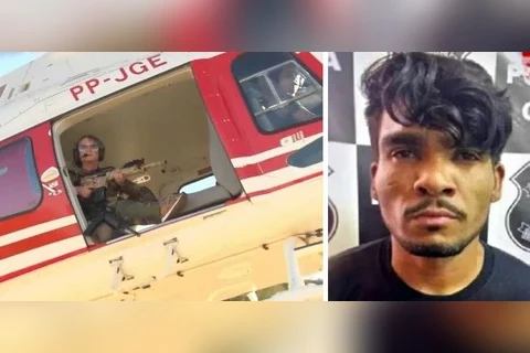 Com fuzil a mostra deputada sai a caça de Lazaro Barbosa; Veja o vídeo!