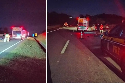 PRF registra dois atropelamentos com óbito na BR 376 em Tibagi