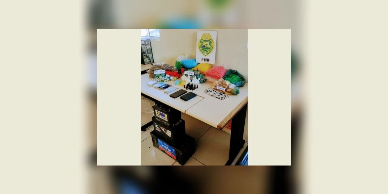 PM fecha boca de fumo e apreende drogas em bairro de PG