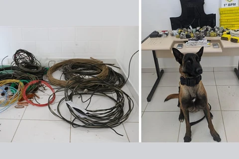 Operação apreende mais de 360 quilos de metais em Castro