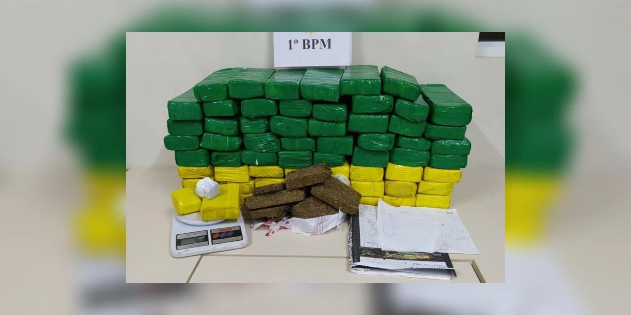 Trio é apreendido com mais de 35 quilos de maconha em Uvaranas