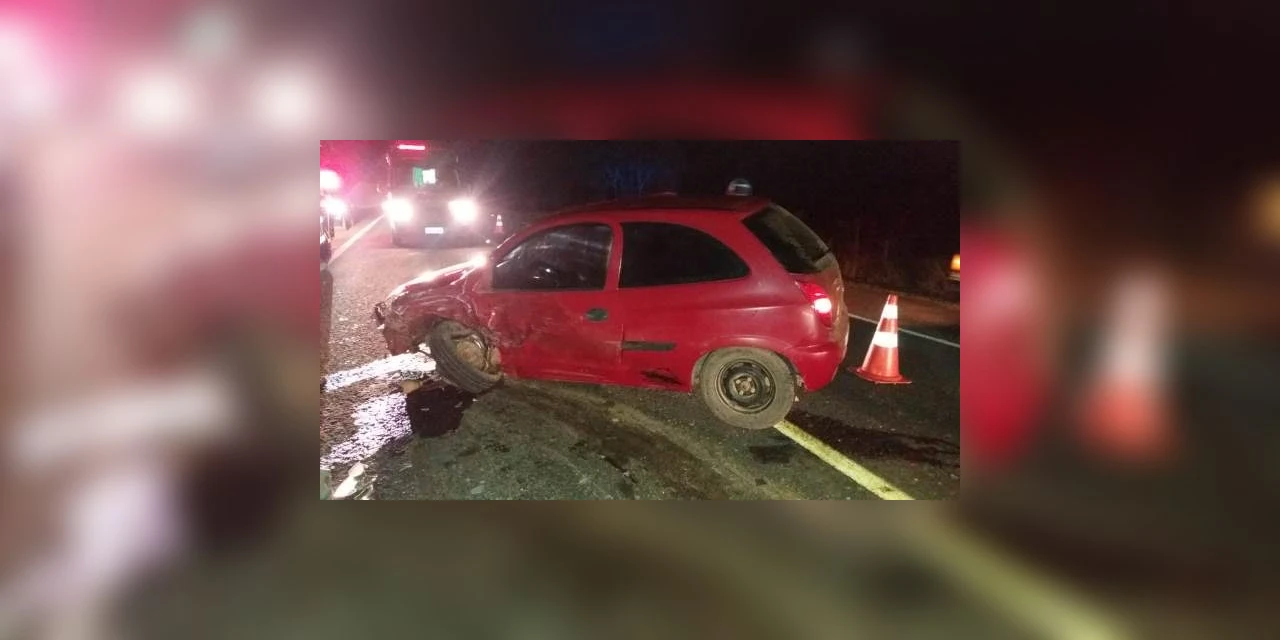 Motorista embriagado e sem habilitação provoca acidente na BR-376, em Ipiranga