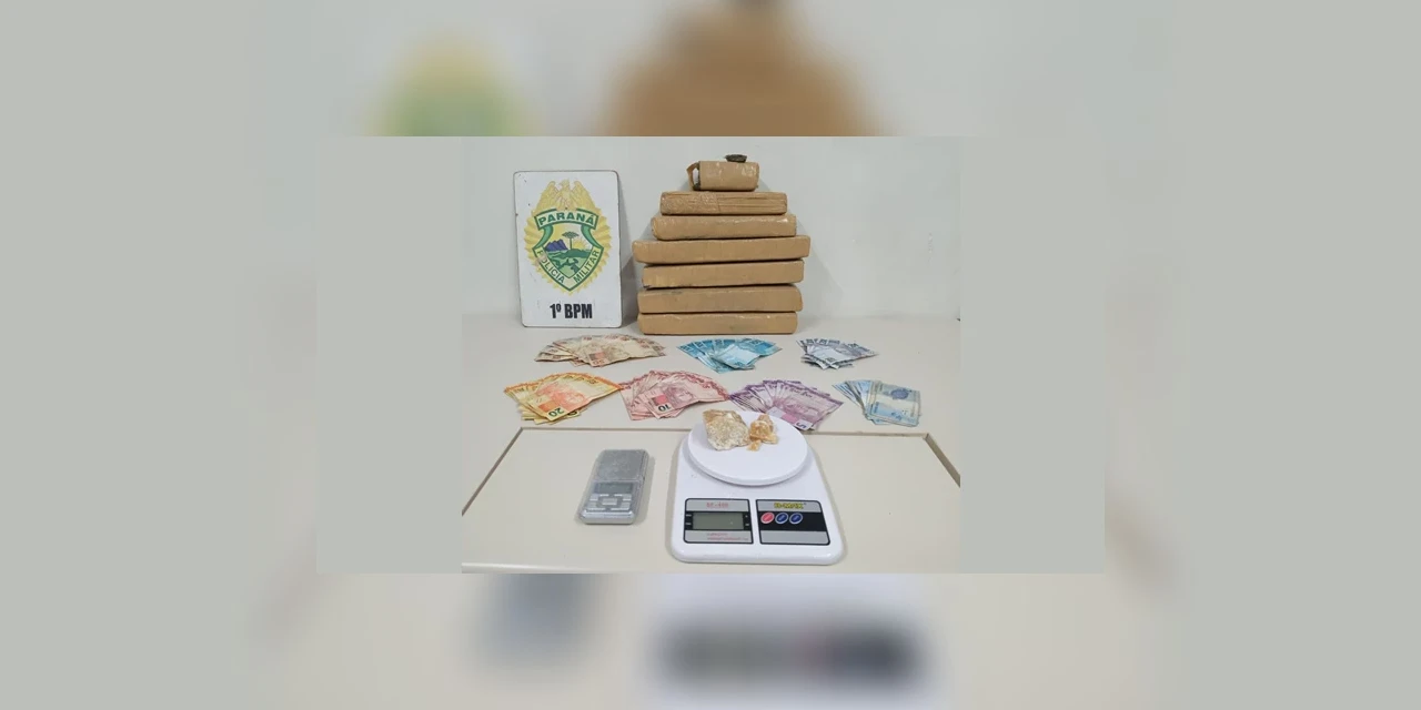 Suspeito de tráfico é preso com quase 8 quilos de drogas, em bairro de PG