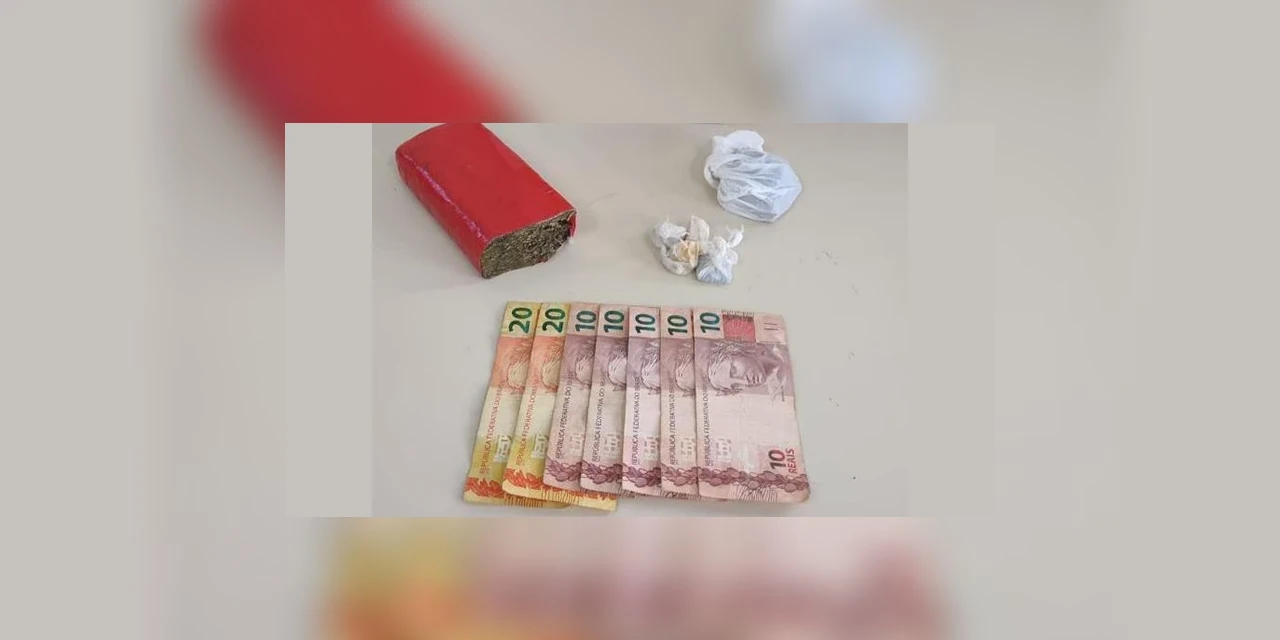 Homem em atitude suspeita é flagrado com drogas em PG