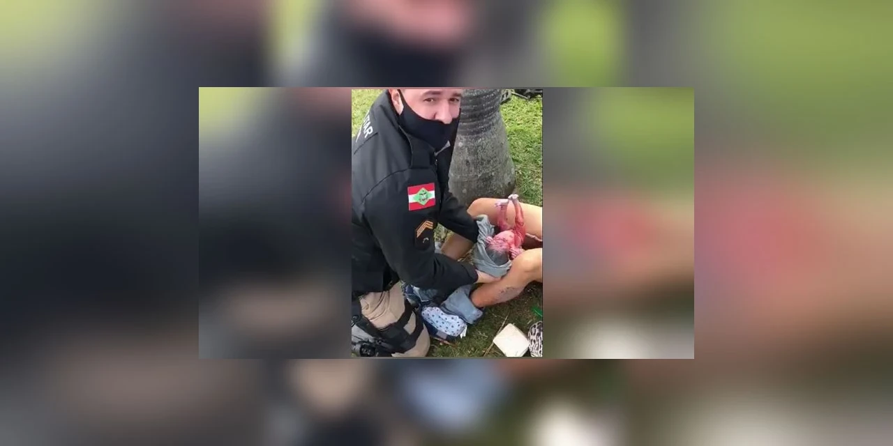 Policiais rodoviários realizam parto de emergência em SC; veja!