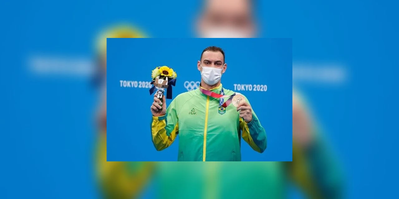Olimpíada: Fernando Scheffer fatura bronze na natação