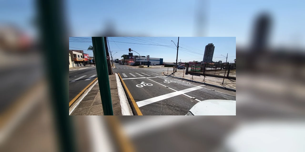 AMTT inicia implantação de faixas de recuo para ciclistas e motociclistas
