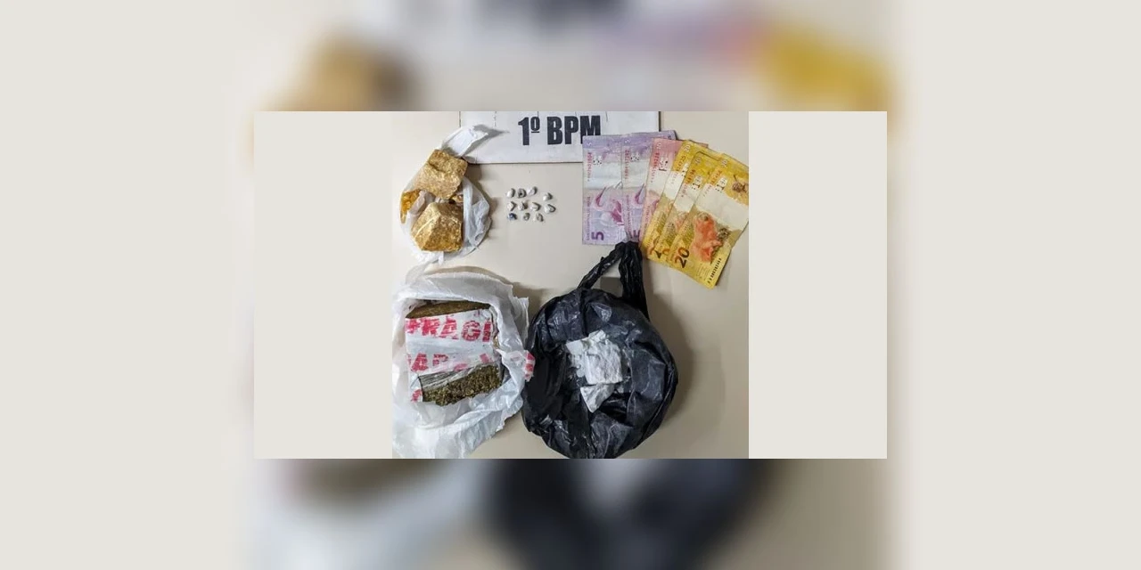Homem é preso com cocaína, crack e porções de maconha em PG