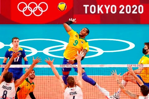 Olimpíada: Brasil bate EUA e se recupera no vôlei masculino