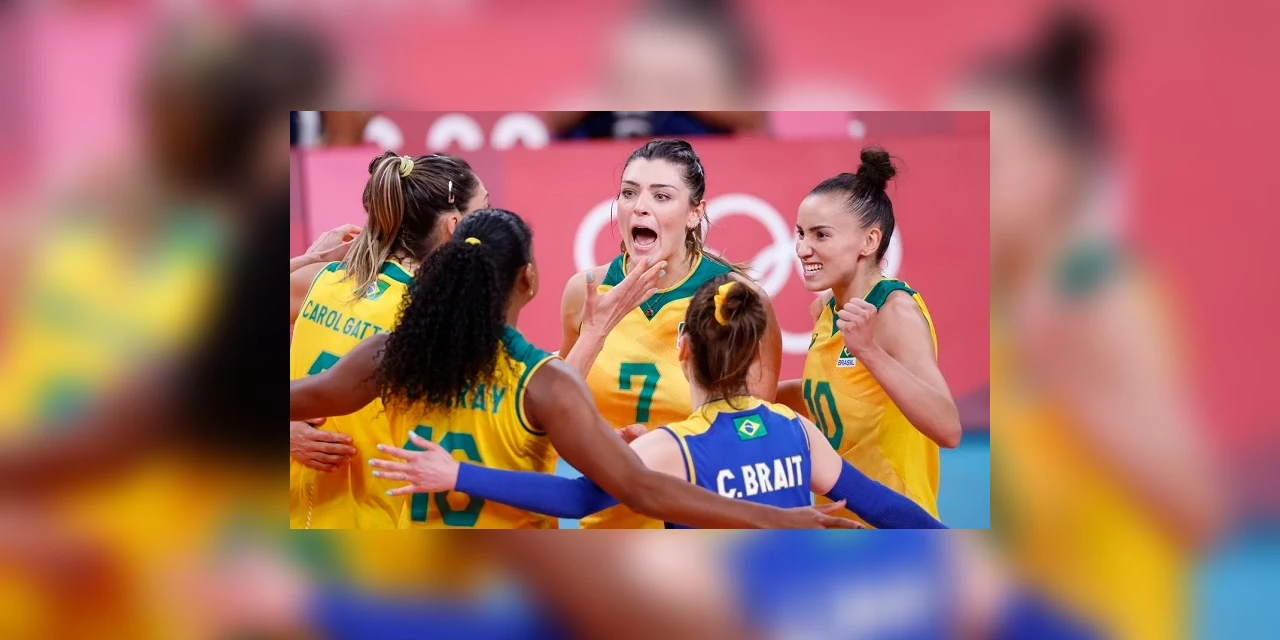 Meninas do vôlei batem Comitê Olímpico Russo e vão às semifinais