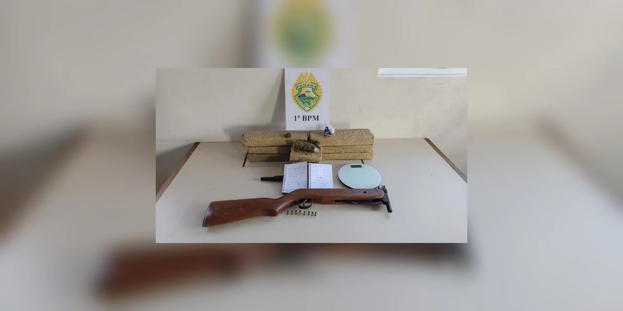 Jovem é preso com mais de 5 quilos de maconha em PG