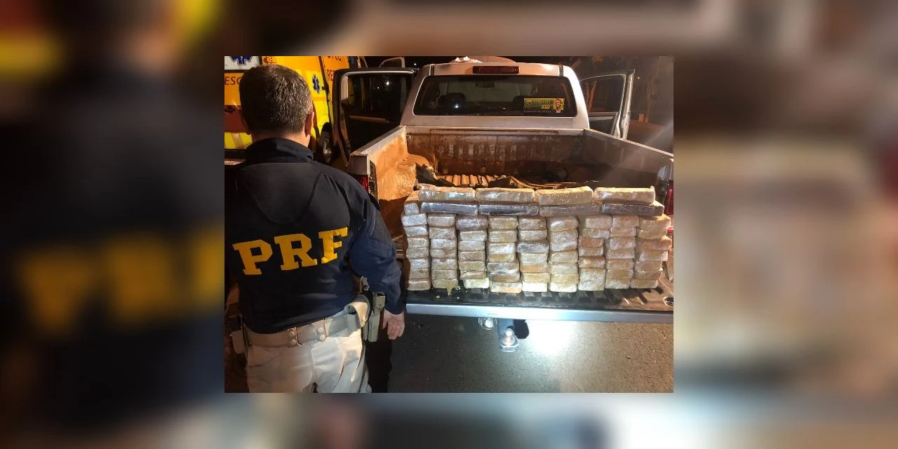 PRF apreende pasta base de cocaína avaliada em 9 milhões de reais