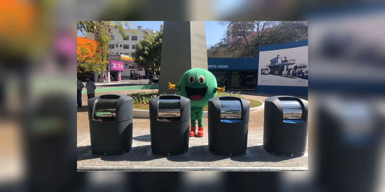 PG coloca em funcionamento primeira lixeira subterrânea da cidade