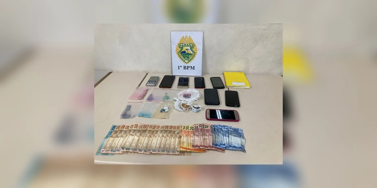PM apreende crack, maconha, LSD, ecstasy e fecha ponto de drogas em PG