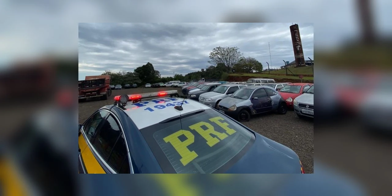 PRF realiza o 3º leilão de 2021 com mais de 260 veículos