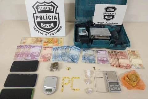 Casal é preso por trafico de drogas na Chapada, em PG