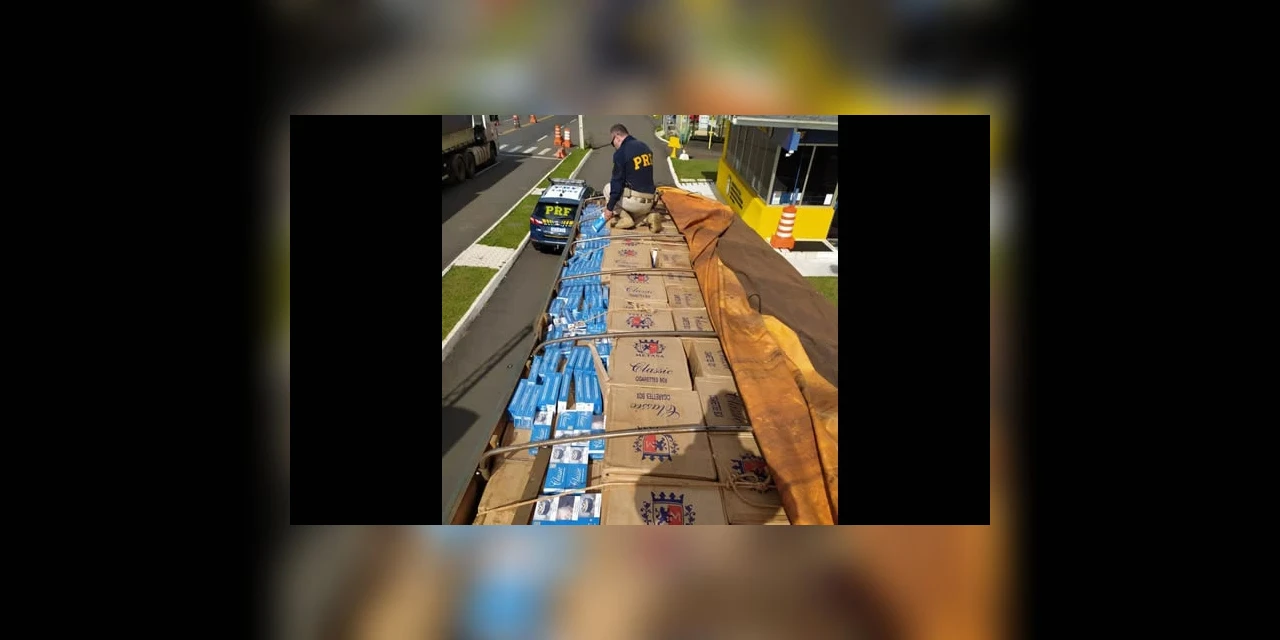 Motorista é preso pela PRF após tentar fugir com caminhão em Irati