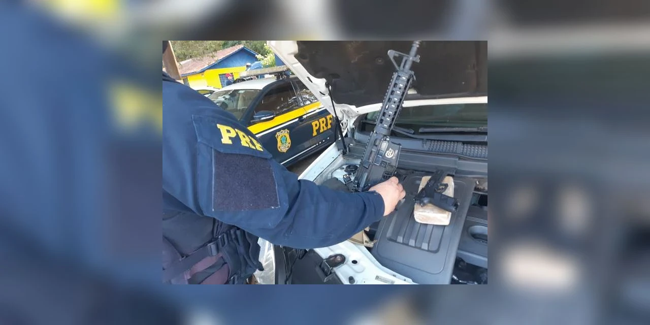 Policial Militar é preso com fuzil e drogas em Ponta Grossa