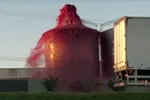 Tanque de vinho explode no Paraná; vídeo!