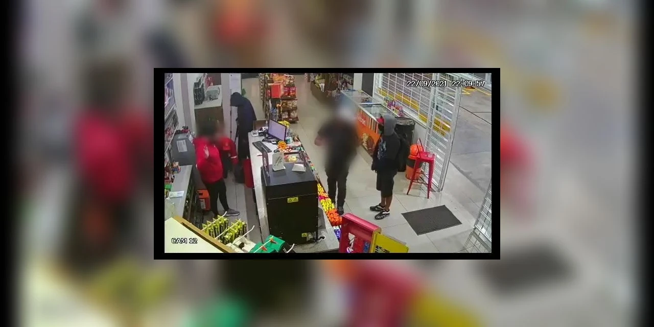 VÍDEO: Câmera registra assalto a posto de combustíveis em PG