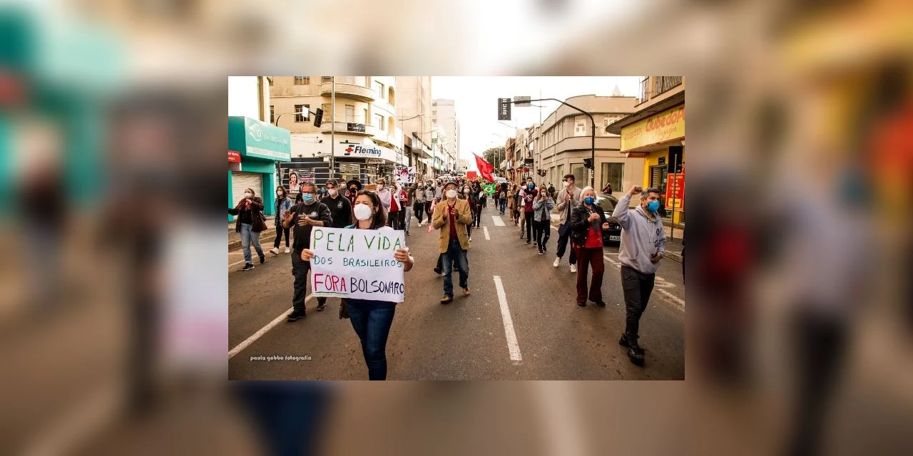 Ponta Grossa terá manifestação contra Bolsonaro neste sábado