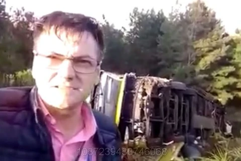 "Deus poupou minha vida"; diz motorista de ônibus que sofreu acidente com 17 feridos em Porto Amazonas