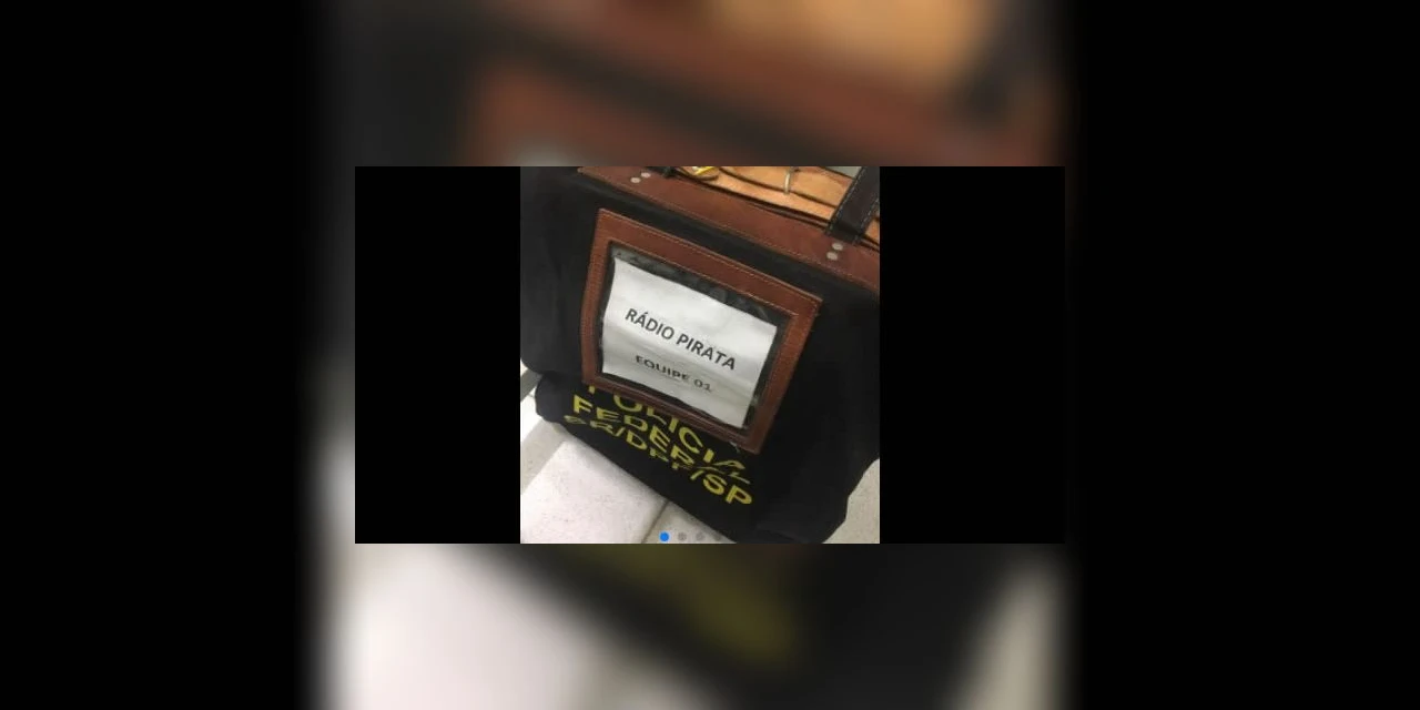 PF combate crime de rádio pirata