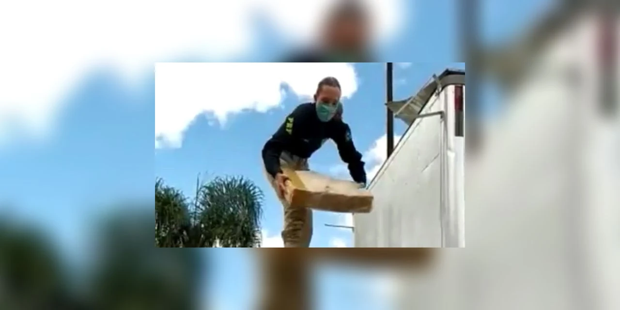 PRF apreende mais de uma tonelada de maconha na BR 277, em Porto Amazonas