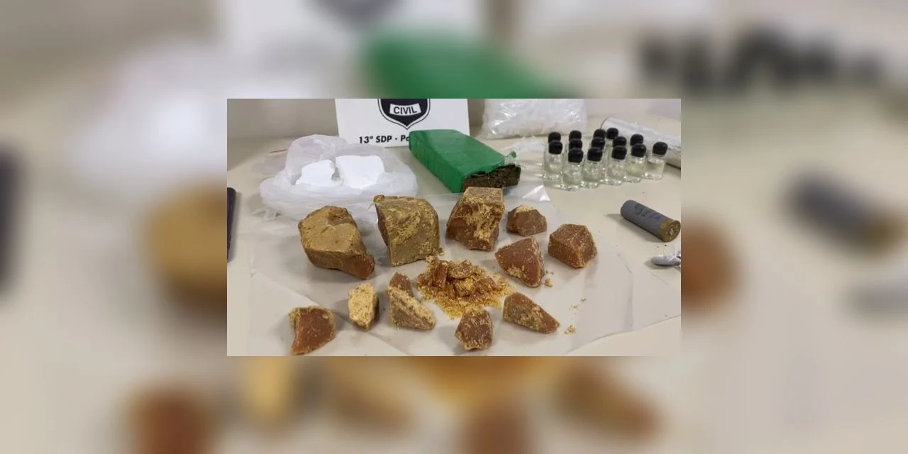 Operação da Policia Civil apreende entorpecentes e duas pessoas em Ponta Grossa