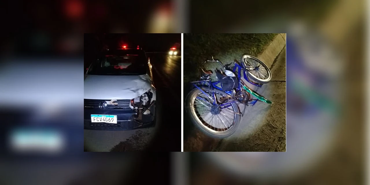 Acidente deixa ciclista ferido na PR-151, em Pirai do Sul
