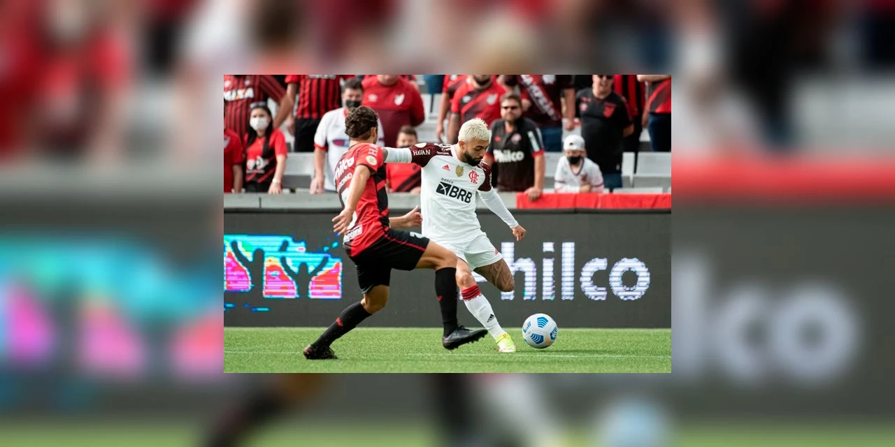 Flamengo empata por 2 a 2 com o Athletico-PR na Arena da Baixada