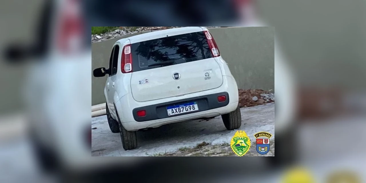 Polícia prende homem e recupera carro roubado em Guaragi