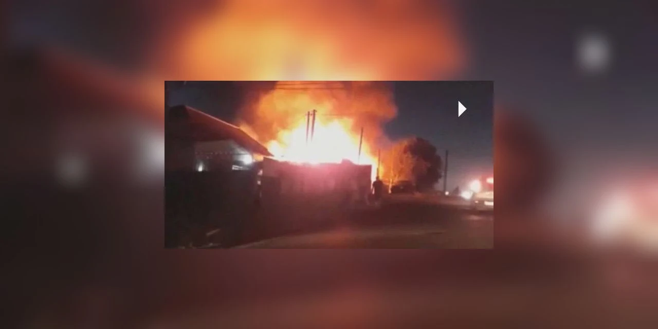 Incêndio destrói casa no bairro Ronda, em Ponta Grossa; vídeo!