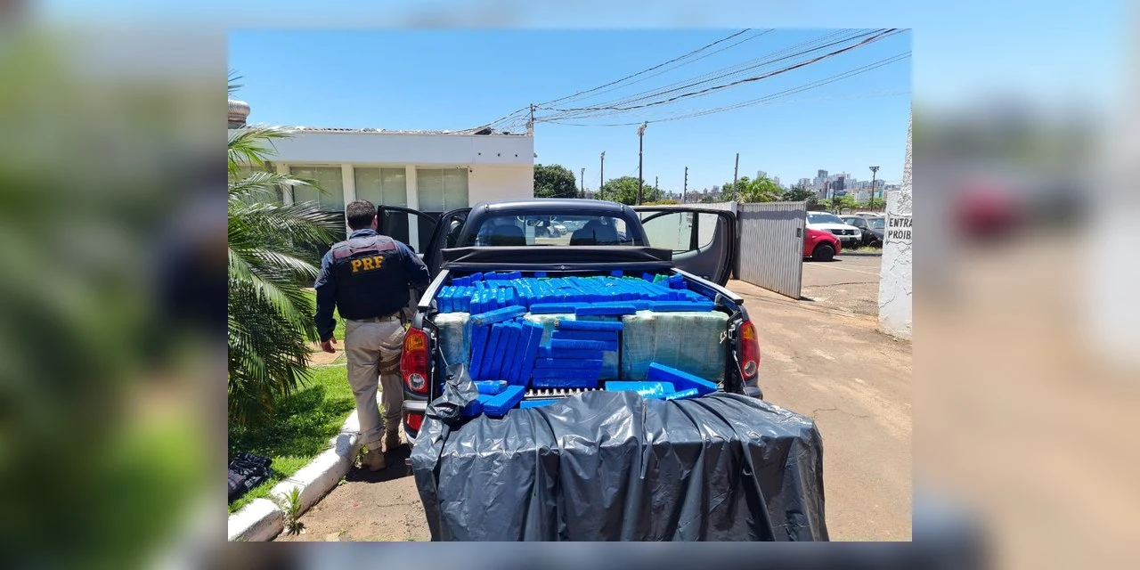 PRF apreende mais de meia tonelada de maconha na região Noroeste do Paraná